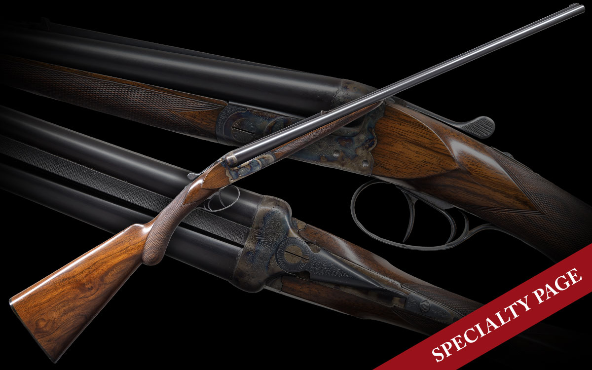 BOXLOCK EJECTOR DOUBLE RIFLE IN 405 WINCHESTER BY L. CHRISTOPHE