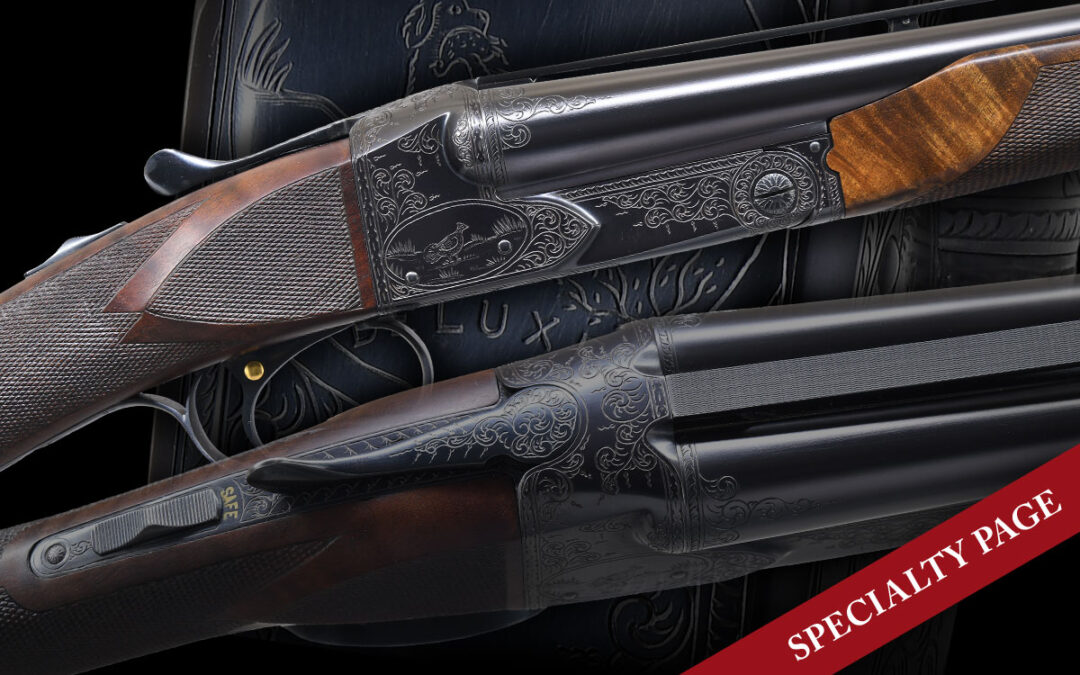 SPECTACULAR WINCHESTER MODEL 21 DELUXE SKEET NO. 5 ENGRAVED THREE GAUGE SET SXS SHOTGUN