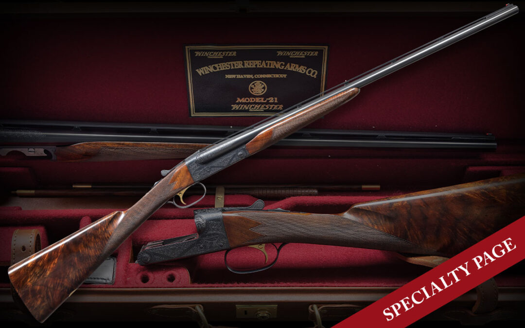 CONNECTICUT SHOTGUN MANUFACTURING MODEL 21 NO.6 ENGRAVED SXS SHOTGUN
