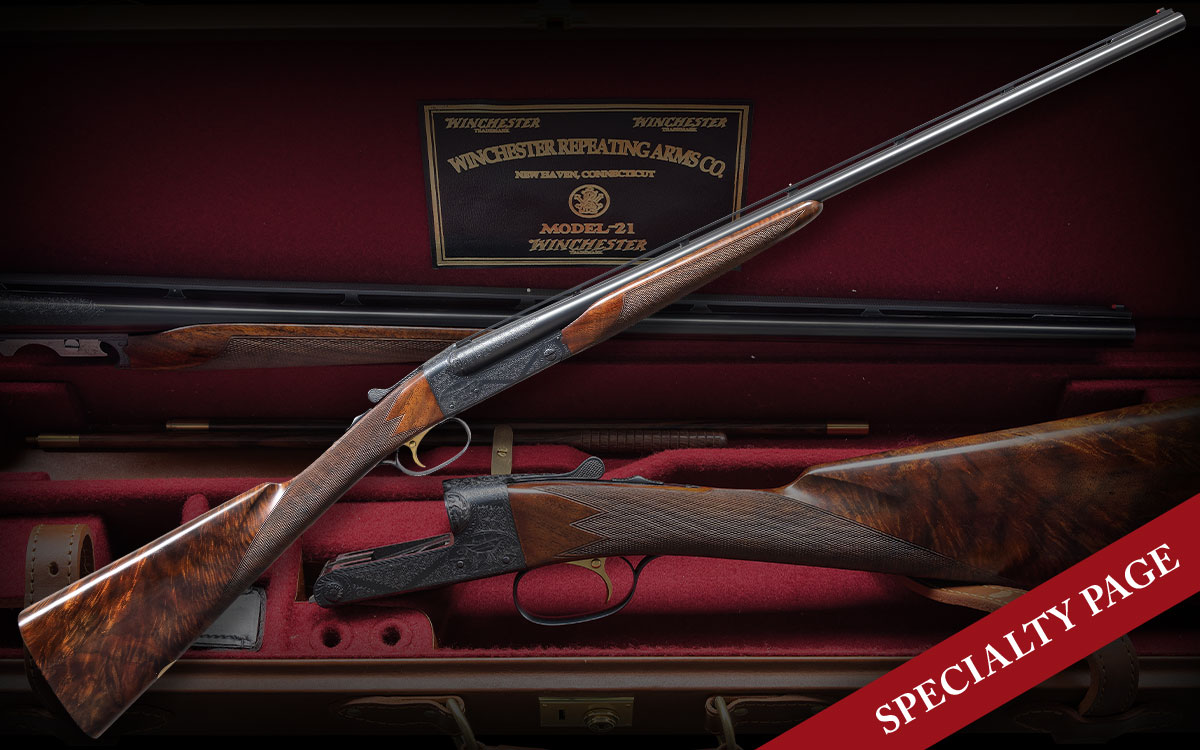 CONNECTICUT SHOTGUN MANUFACTURING MODEL 21 NO.6 ENGRAVED SXS SHOTGUN