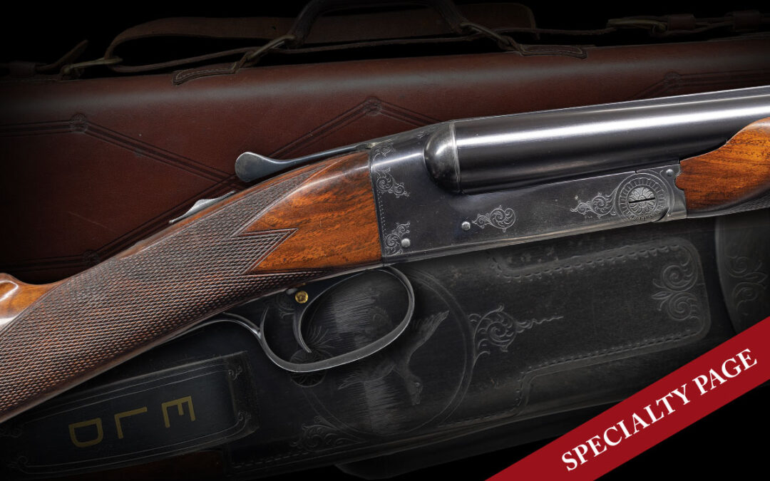 WINCHESTER MODEL 21 FACTORY ENGRAVED SXS TWO BARREL SET SHOTGUN