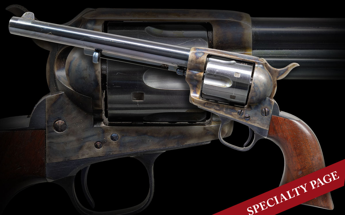 TOMMY HAAS RESTORATION AINSWORTH INSPECTED U.S. COLT SINGLE ACTION ARMY CAVALARY MODEL REVOLVER