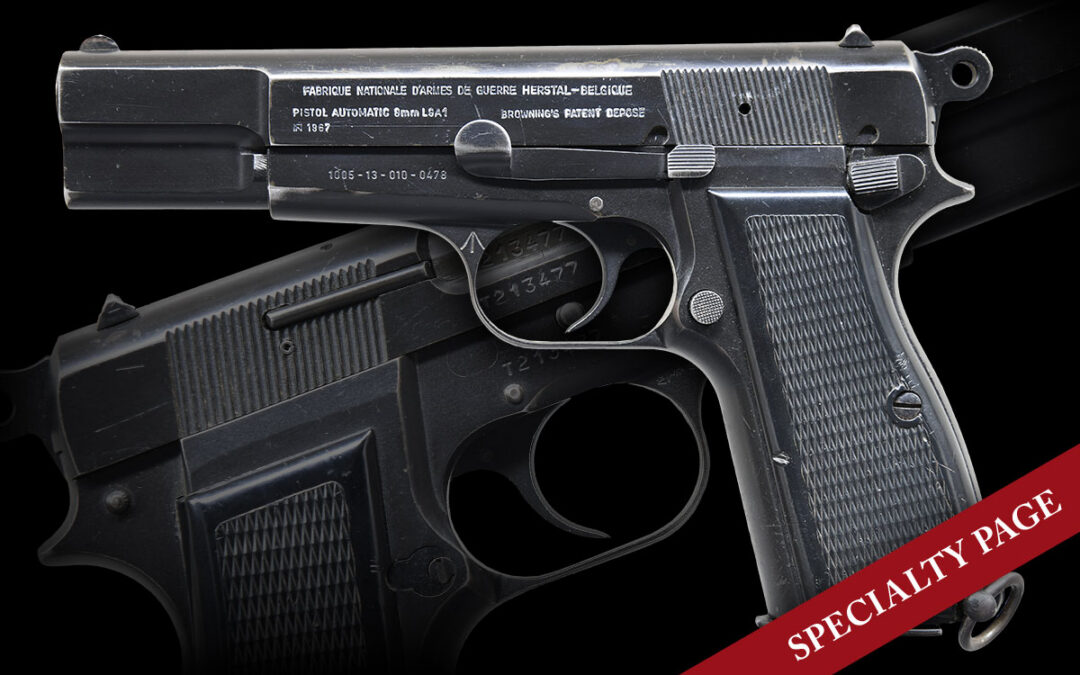 SCARCE & HIGHLY DESIRABLE BRITISH CONTRACT FABRIQUE NATIONALE “L9A1” HIGH POWER SEMI-AUTOMATIC PISTOL