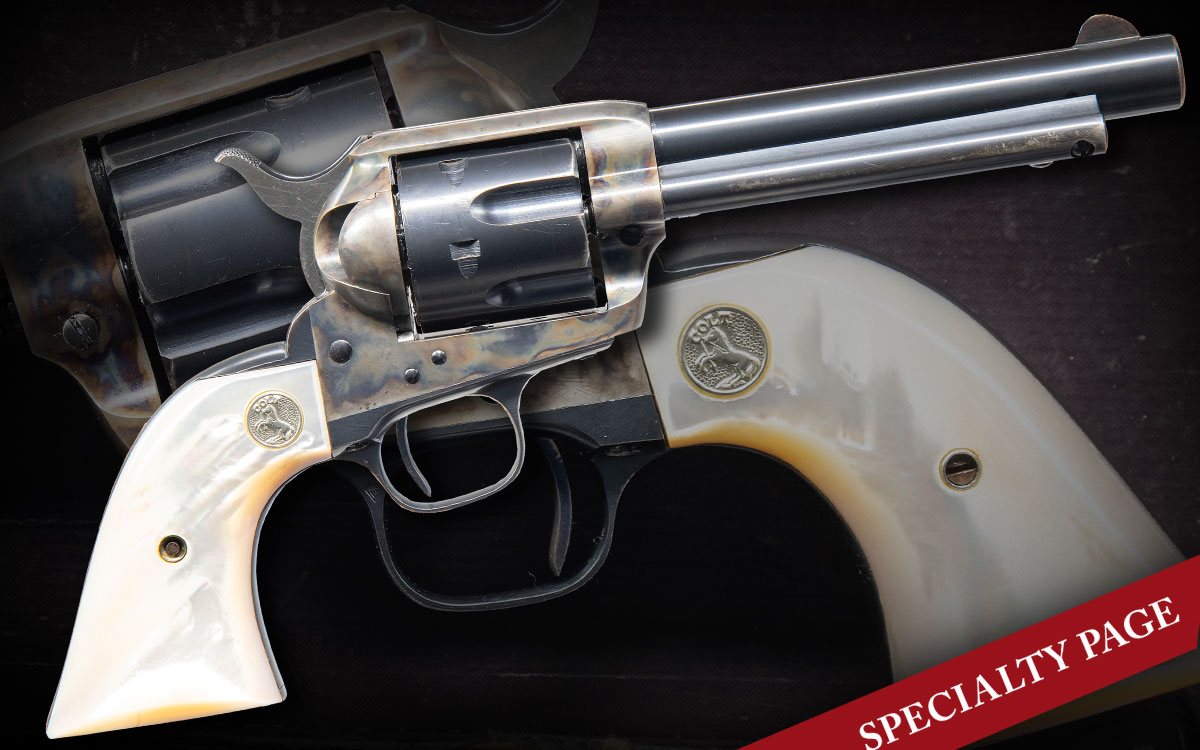 RARE, DOCUMENTED 1ST GEN SAA REVOLVER IN DESIRABLE 44 SPECIAL WITH ORIGINAL BOX