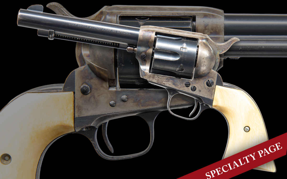 VERY RARE, DOCUMENTED (ONE OF 82) COLT 1ST GEN SAA REVOLVER IN DESIRABLE 38 COLT SPECIAL