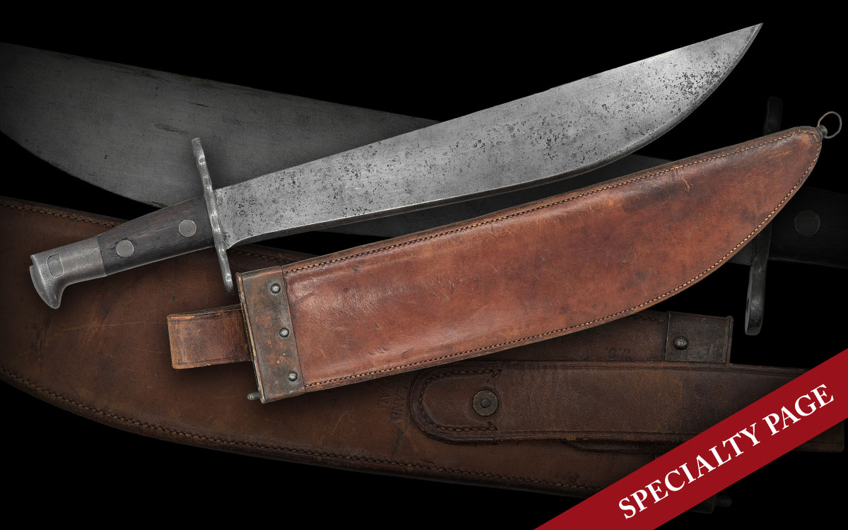 EXTREMELY RARE SPRINGFIELD MODEL 1909 BOLO BAYONET FOR THE MODEL 1903 RIFLE