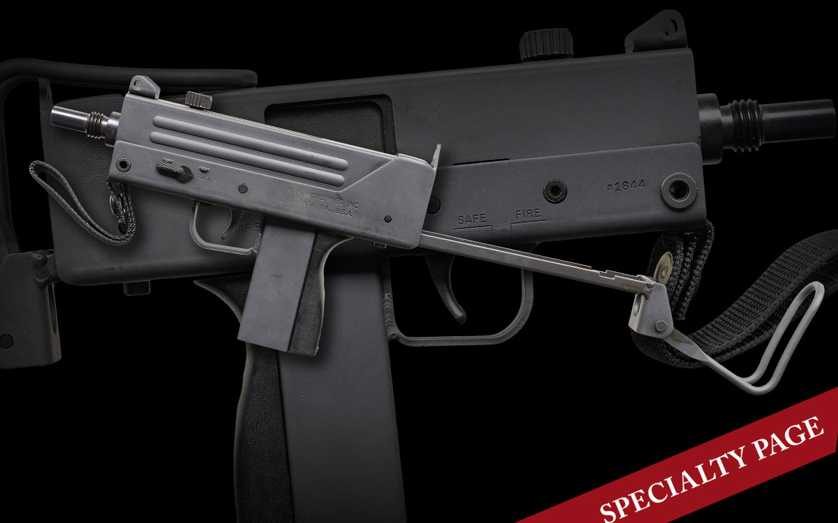 FULLY TRANSFERABLE RPB INDUSTRIES INGRAM M10A1 SUBMACHINE GUN