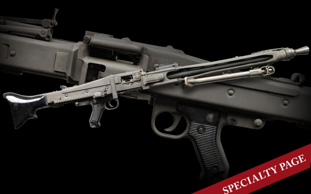 FULLY TRANSFERABLE GERMAN MG42 BELT FED MACHINE GUN