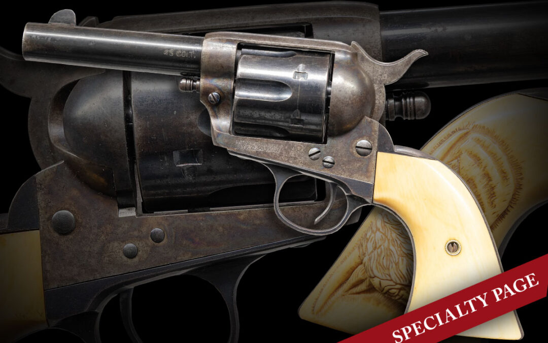 EXTREMELY RARE & HIGHLY SOUGHT AFTER DOCUMENTED FIRST GEN. 4″ COLT STOREKEEPER’S MODEL SAA REVOLVER