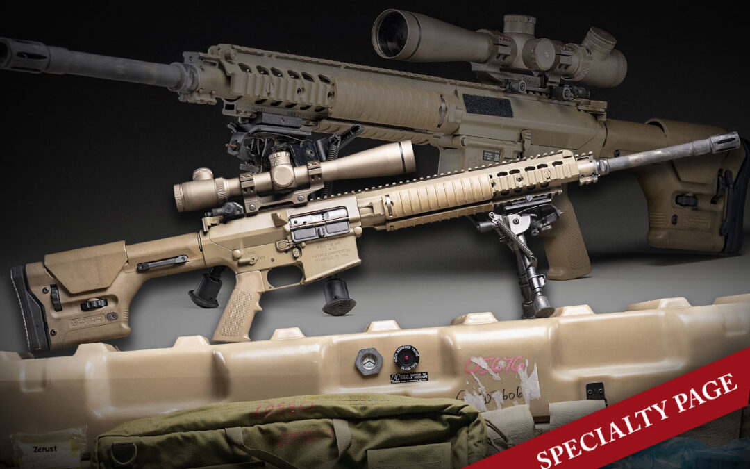 VERY RARE & DESIRABLE AIR FORCE ISSUED M110 KAC SEMI AUTO SNIPER RIFLE