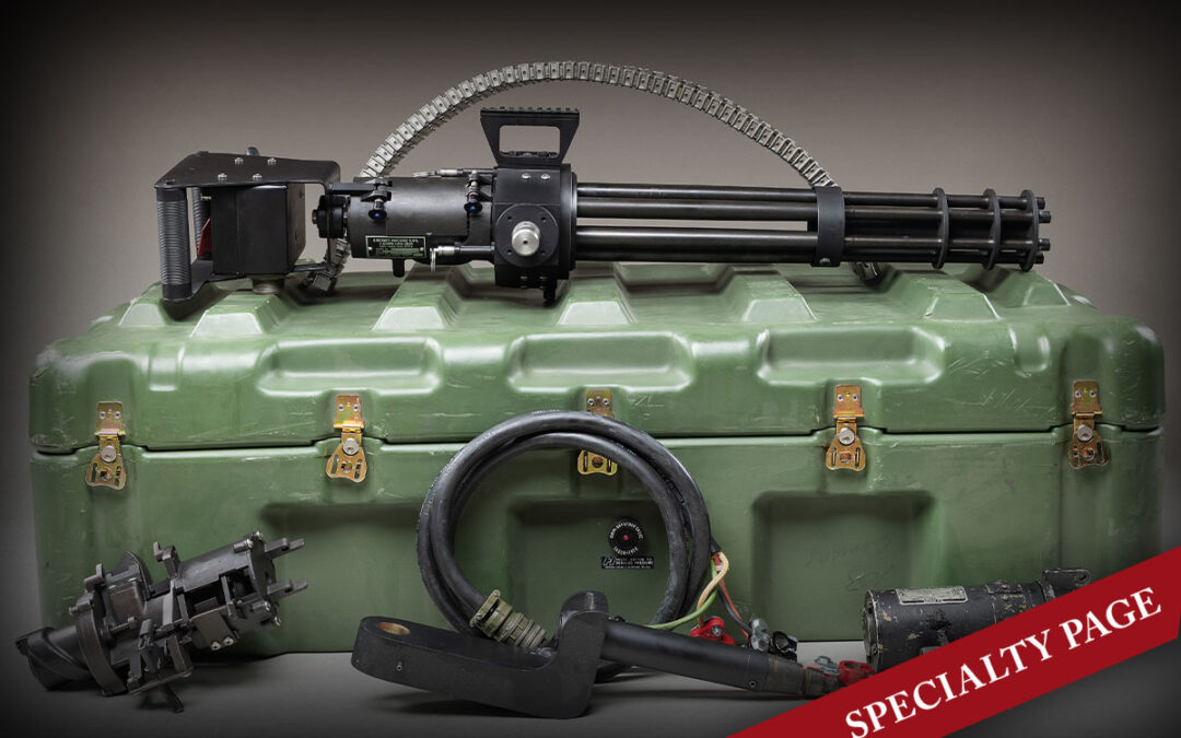RARE ASI / GENERAL ELECTRIC M134 “MINI GUN” POST 1986 DEALER SAMPLE MACHINE GUN UPGRADED BY DEGROAT TACTICAL ARMAMENTS