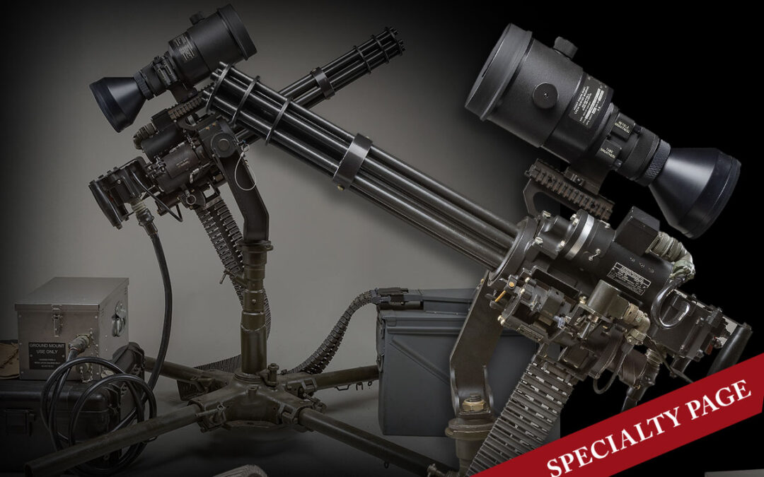 ABSOLUTELY ICONIC JLM / GARWOOD M134 “MINIGUN” POST 1986 DEALER SAMPLE MACHINE GUN