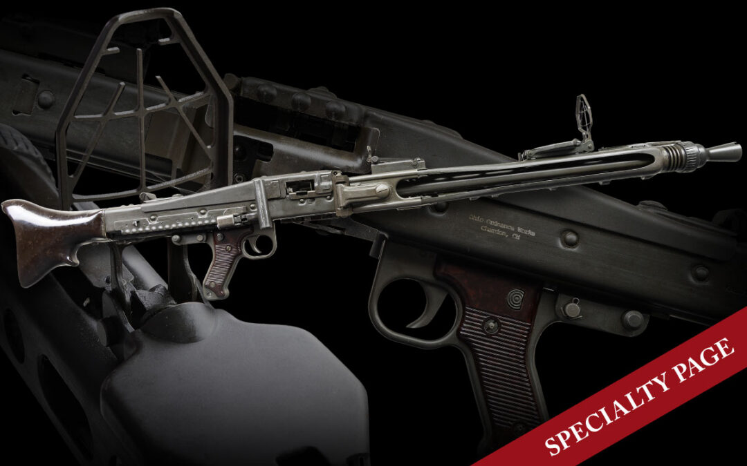 POST 86 DEALER SAMPLE OHIO ORDINANCE WORKS MG74 FULL AUTO BELT FED MACHINE GUN