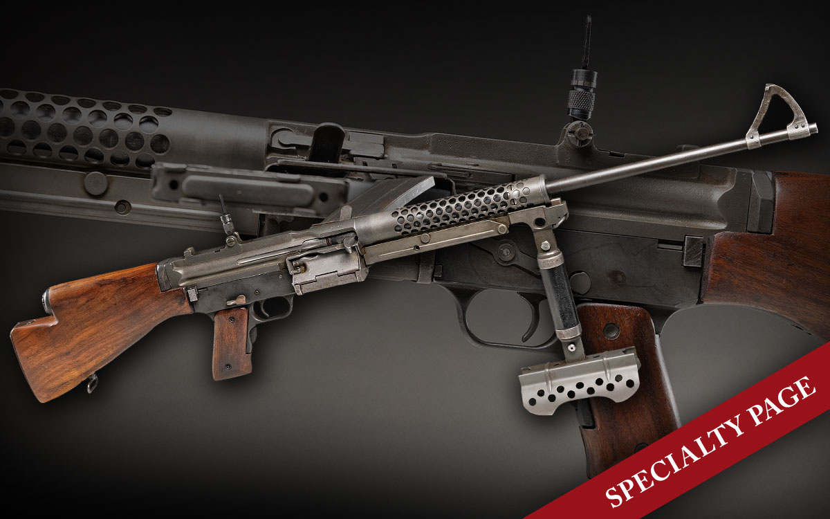 FULLY TRANSFERABLE CURIO JOHNSON MODEL 1944 LIGHT MACHINE GUN