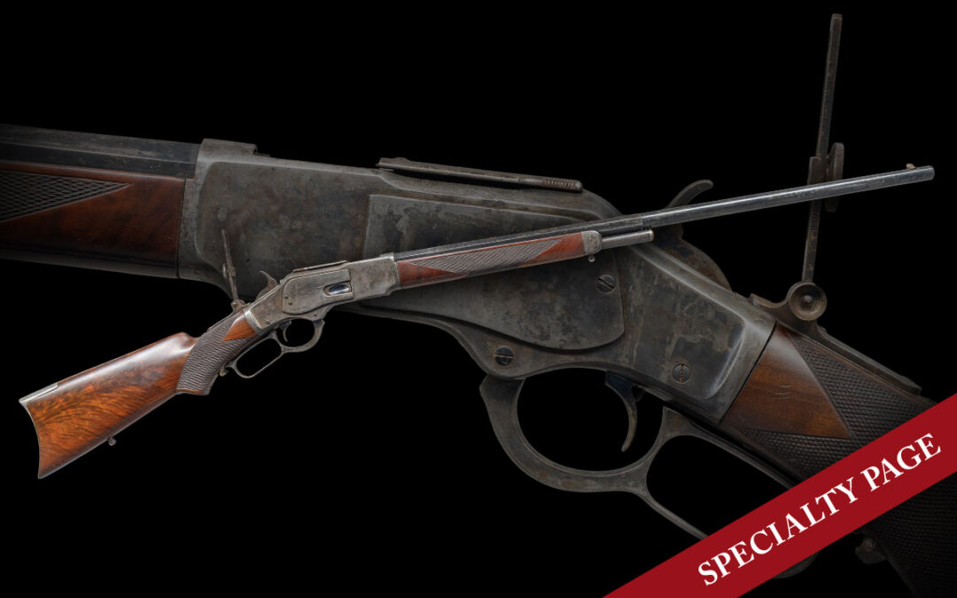 WINCHESTER LATE THIRD MODEL 1873 DELUXE STYLE LEVER ACTION RIFLE