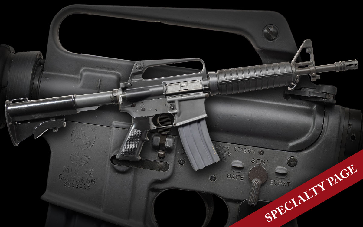 FULLY TRANSFERABLE COLT M16A2 SELECT FIRE “BURST” COMMANDO CARBINE