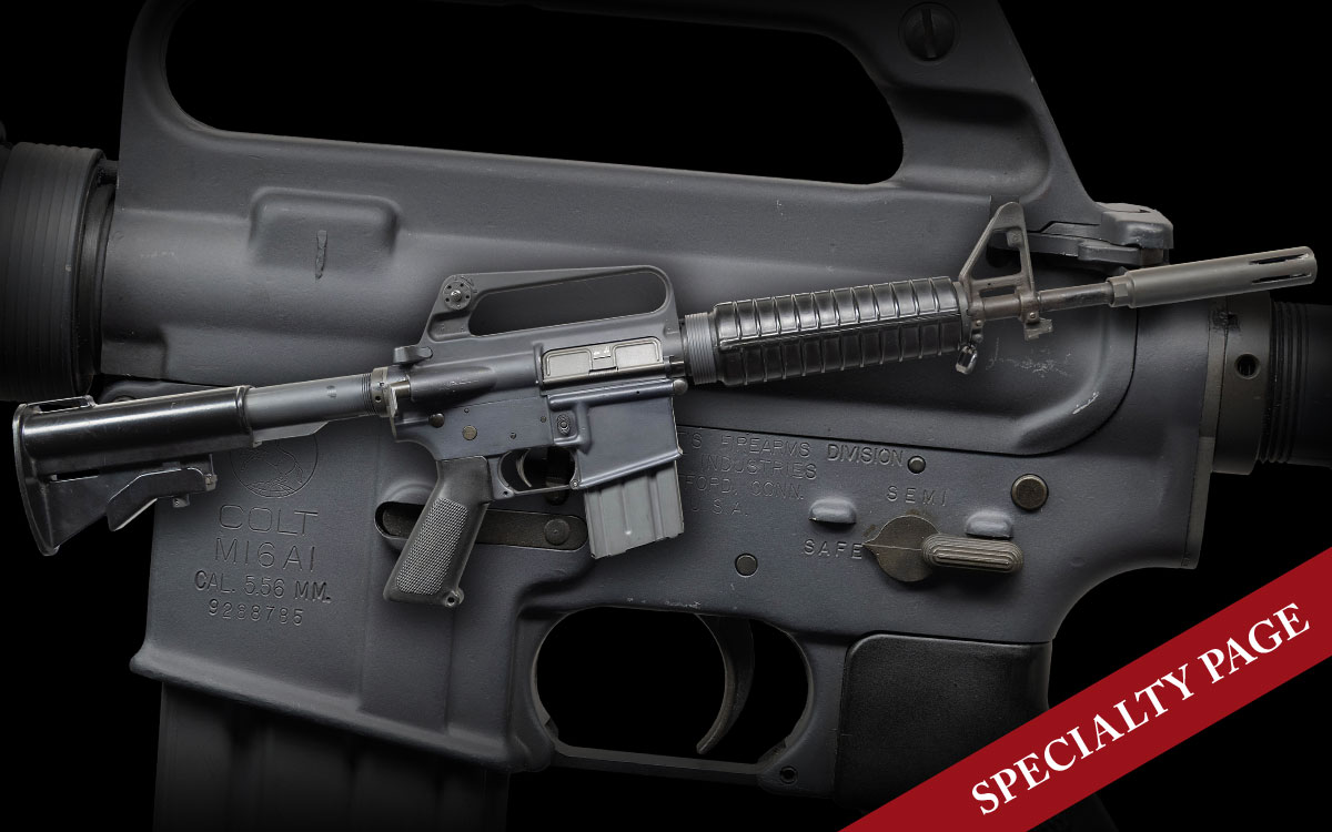 FULLY TRANSFERABLE, COLT M16A1 SELECT FIRE CARBINE WITH XM177 STYLE FLASH HIDER