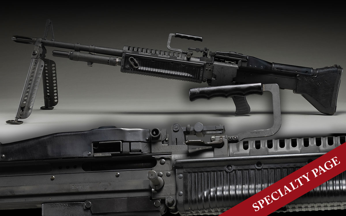 FULLY TRANSFERABLE ABSOLUTELY IMMACULATE US MARKED M60 MACHINE GUN MANUFACTURED BY MAREMONT CORP. WITH ORIGINAL MATCHING BOX & ACCESSORIES