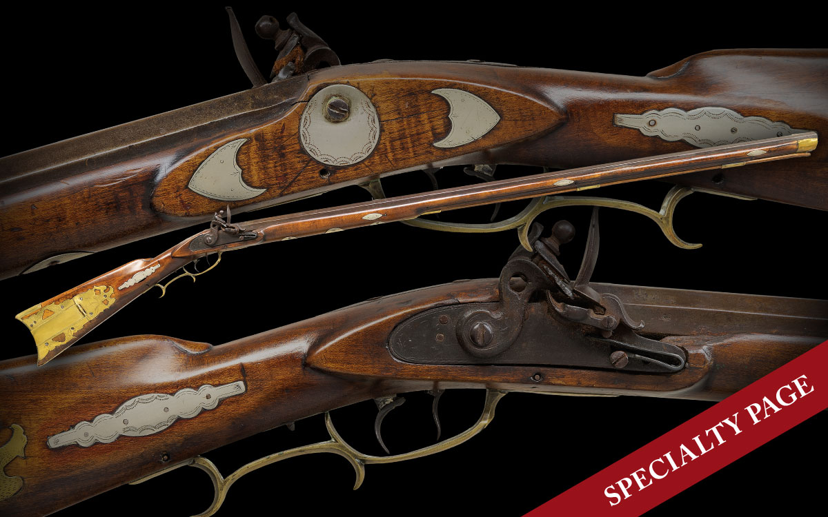FINE HENRY LEDFORD NORTH CAROLINA FLINTLOCK RIFLE