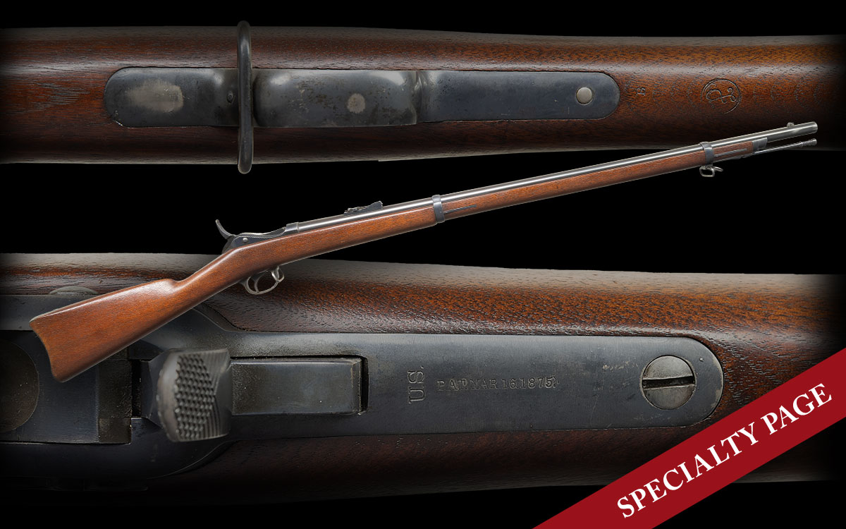 VERY RARE HIGH CONDITION SPRINGFIELD ARMORY US MODEL 1875 LEE VERTICAL ACTION RIFLE