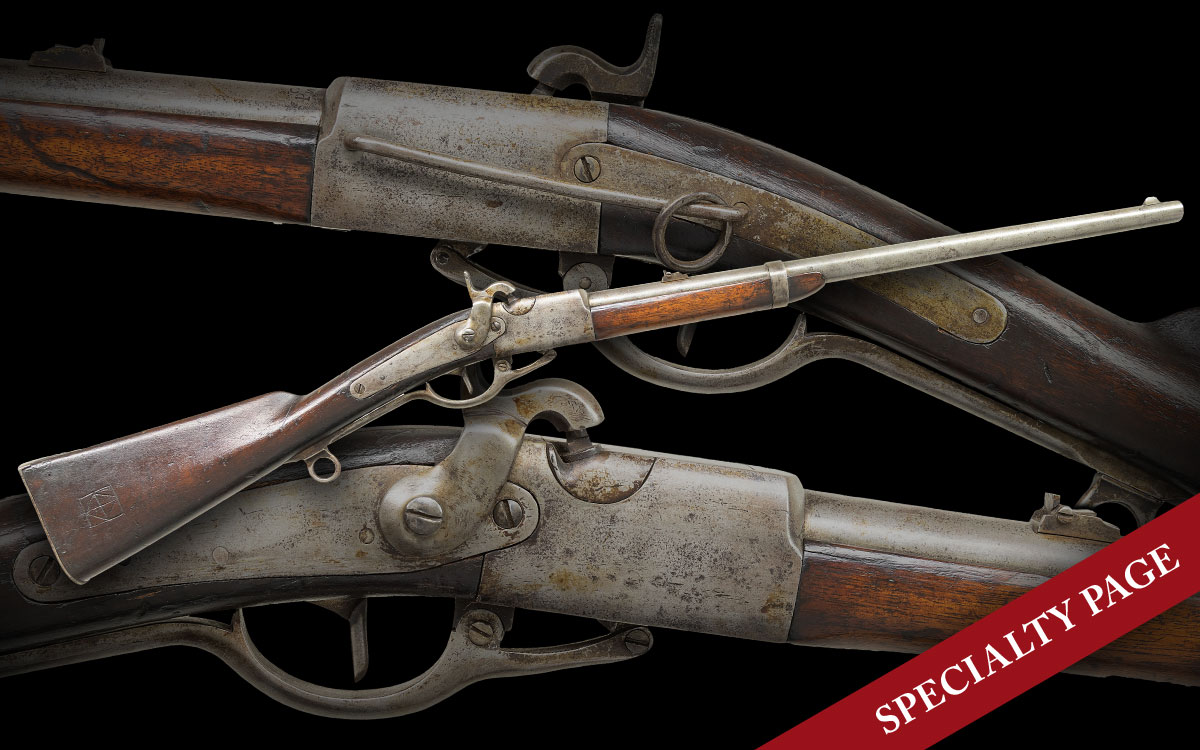 RARE CONFEDERATE BILHARZ RISING BREECH CARBINE