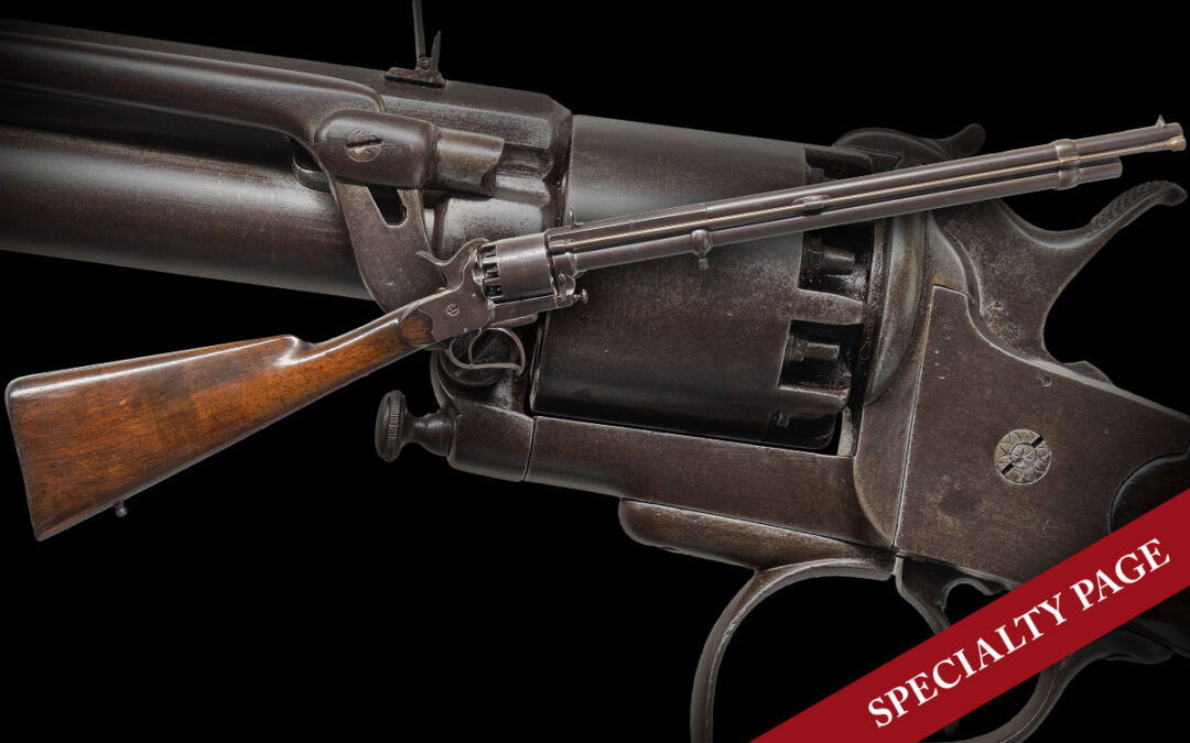 RARE CONFEDERATE LEMAT PERCUSSION CARBINE