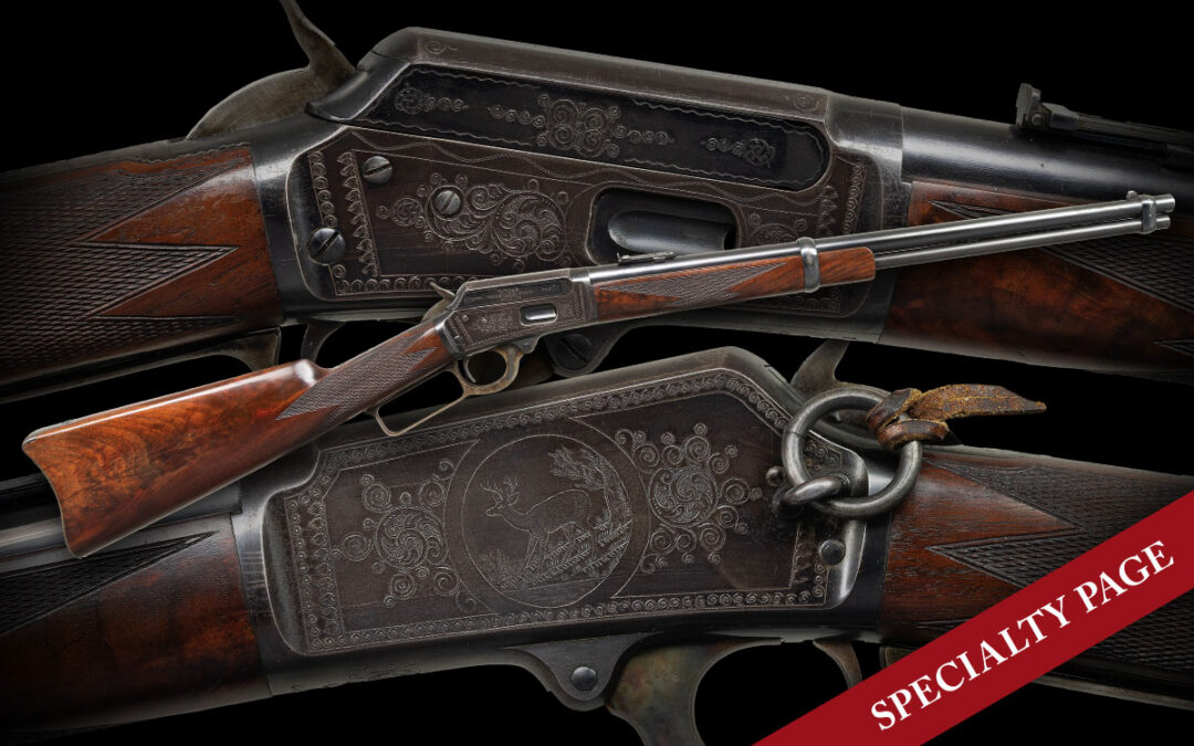 VERY RARE FACTORY ENGRAVED MARLIN 1894 SADDLE RING CARBINE
