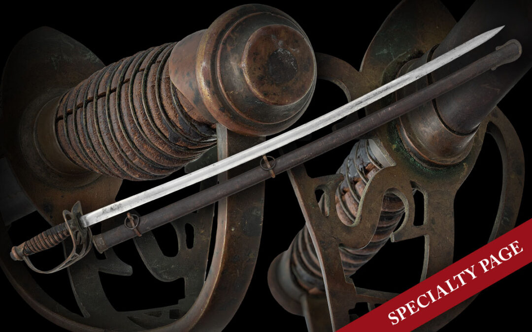 CONFEDERATE STATES ARMORY STAFF & FIELD OFFICER’S SWORD