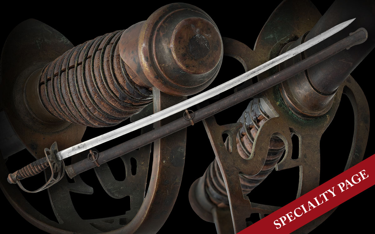 CONFEDERATE STATES ARMORY STAFF & FIELD OFFICER’S SWORD