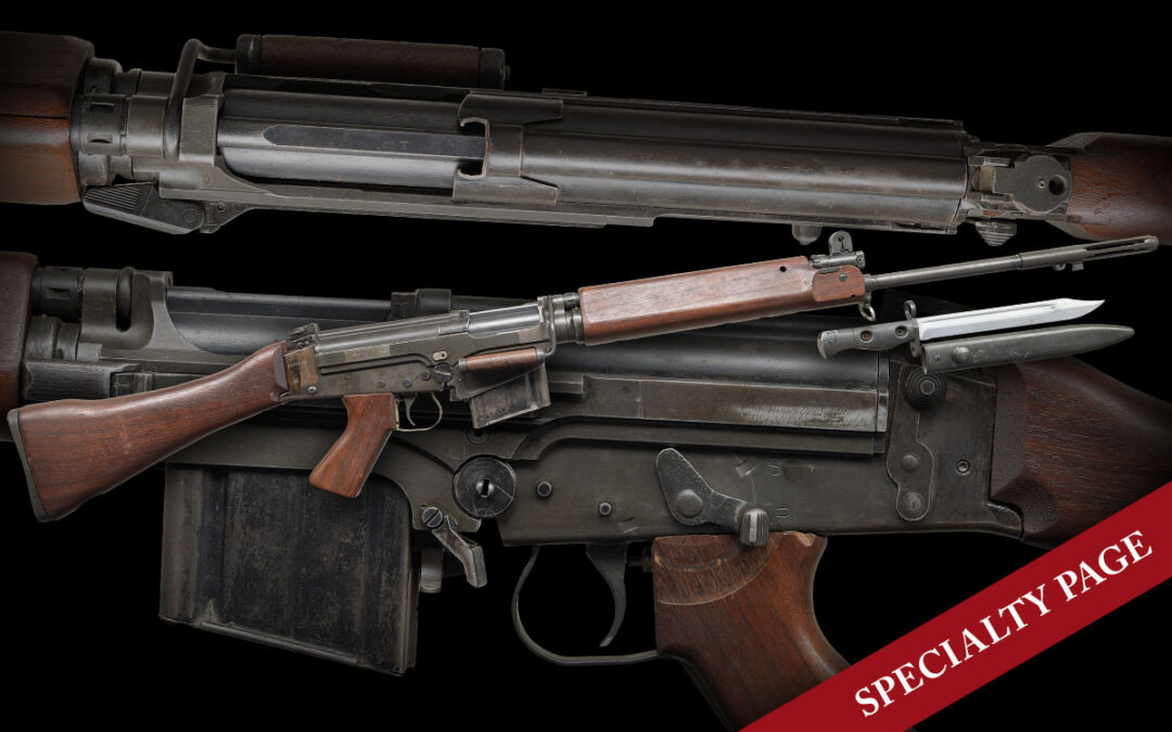 FULLY TRANSFERABLE CANADIAN C1 FN/FAL MACHINE GUN WITH BAYONET & EXTRA PARTS