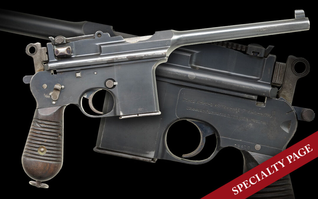 EXCEEDINGLY SCARCE SPANISH ASTRA MODEL F SELECT-FIRE MACHINE PISTOL