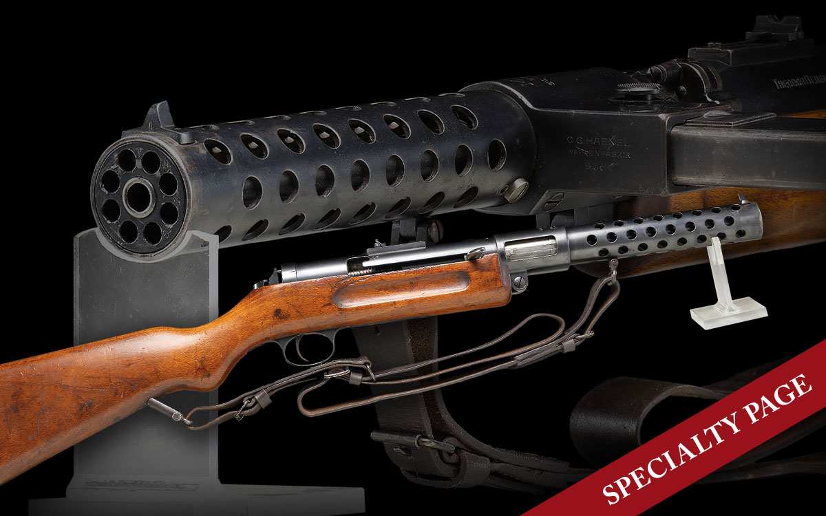 FULLY TRANSFERABLE BERLIN POLICE MP18 SUBMACHINE GUN