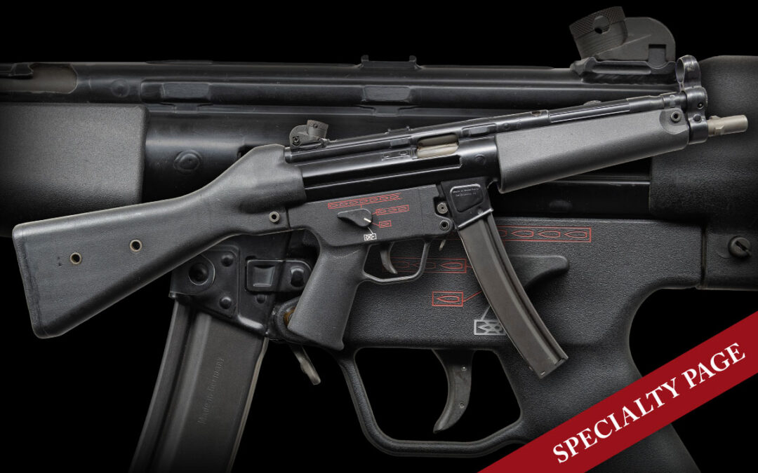SOUGHT AFTER, FLEMING REGISTERED 4-POSITION AUTO SEAR PACK WITH T DYER CONVERSION MP5 HOST GUN