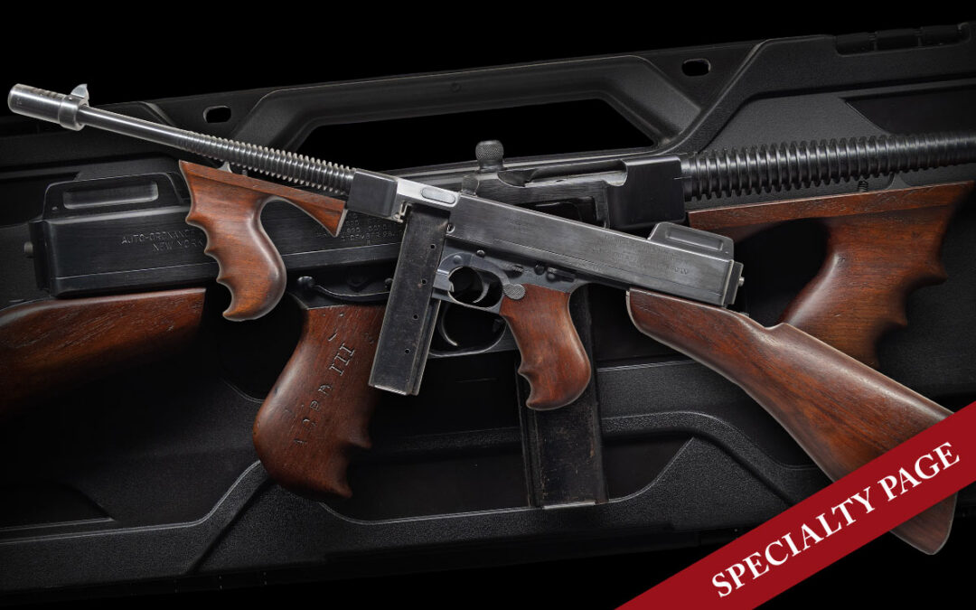 HIGH CONDITION FULLY TRANSFERABLE COLT 1921/28 NAVY OVERSTAMP THOMPSON SUBMACHINE GUN