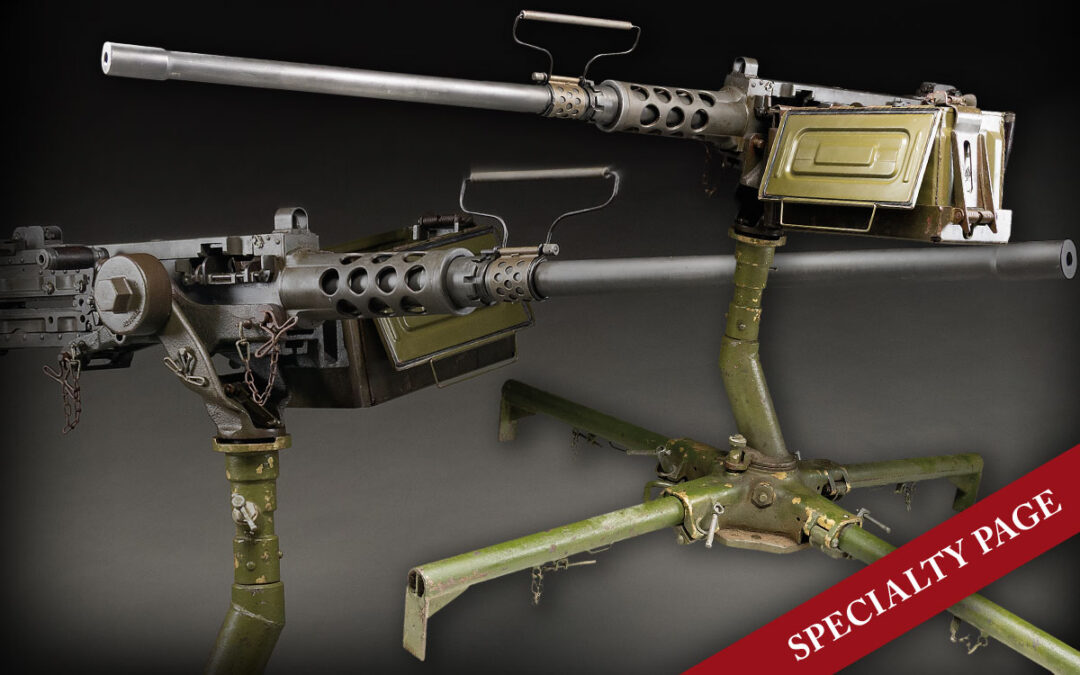 FULLY TRANSFERABLE, ORIGINAL CURIO BROWNING M2HB MACHINE GUN MANUFACTURED BY GENERAL MOTORS WITH US MARKINGS