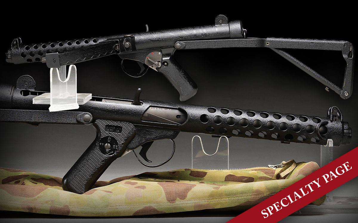 FULLY TRANSFERABLE STERLING SUBMACHINE GUN BUILT ON DLO TUBE