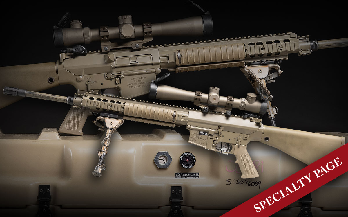 VERY RARE & DESIRABLE AIR FORCE ISSUED M110 KAC SEMI AUTO SNIPER RIFLE