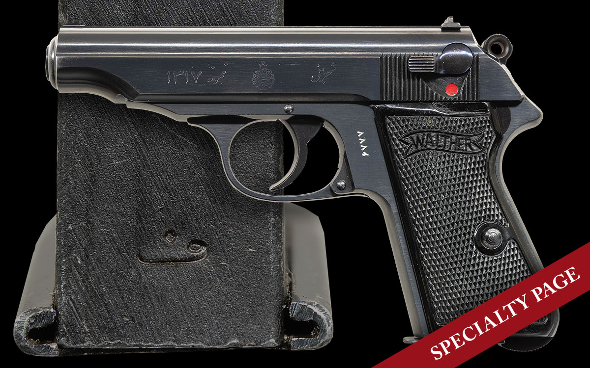 RARE PERSIAN CONTRACT WALTHER PP SEMI-AUTO PISTOL.