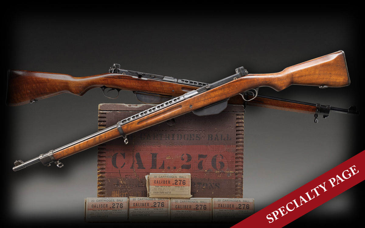 HIGHLY SOUGHT AFTER VICKERS-ARMSTRONG 276 PEDERSEN SEMI-AUTO MILITARY RIFLE