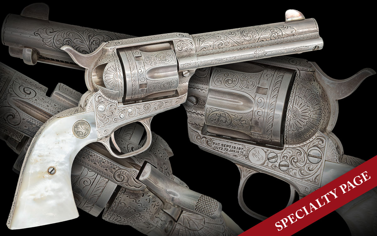 STUNNING DOCUMENTED TEXAS SHIPPED LEVEL 2 FACTORY ENGRAVED COLT SAA REVOLVER WITH ACCOMPANYNG FACTORY LETTER