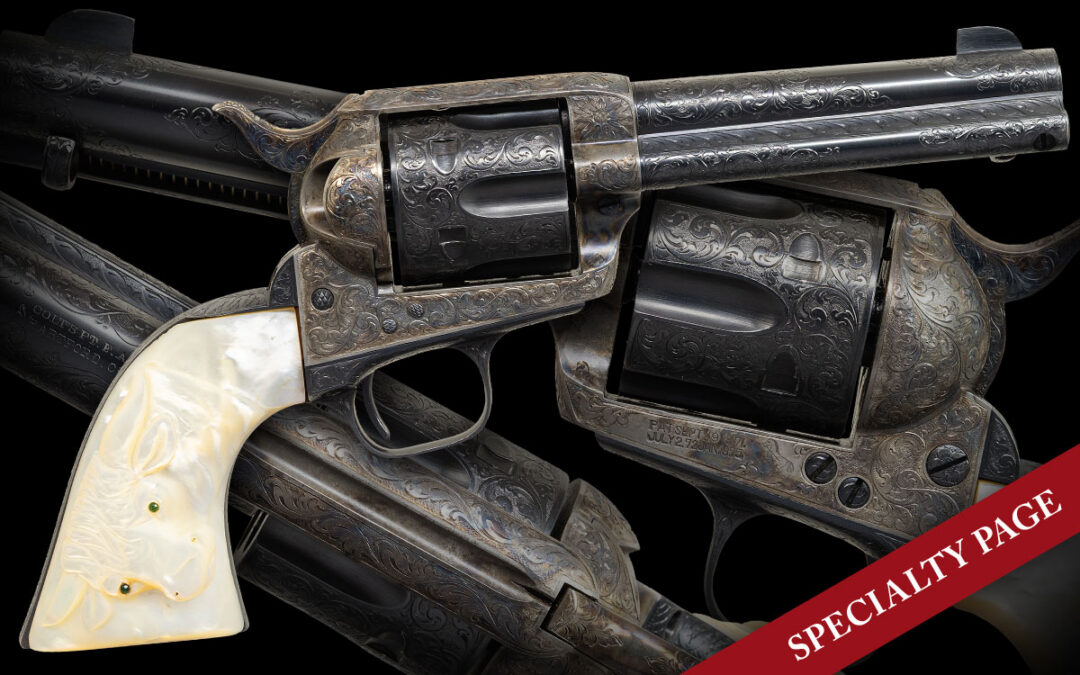 MAGNIFICENT ALVIN WHITE SIGNED AND MASTER ENGRAVED COLT FIRST GEN. SINGLE ACTION ARMY REVOLVER