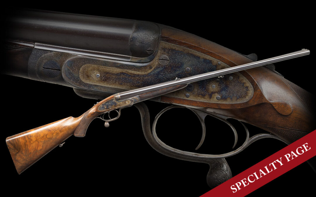 JAMES PURDEY NO. 15089. A .500 BPE SIDELOCK SNAP UNDERLEVER DOUBLE RIFLE IN SUPERB ORIGINAL CONDITION WITH CASE, ACCESSORIES & FACTORY LETTER