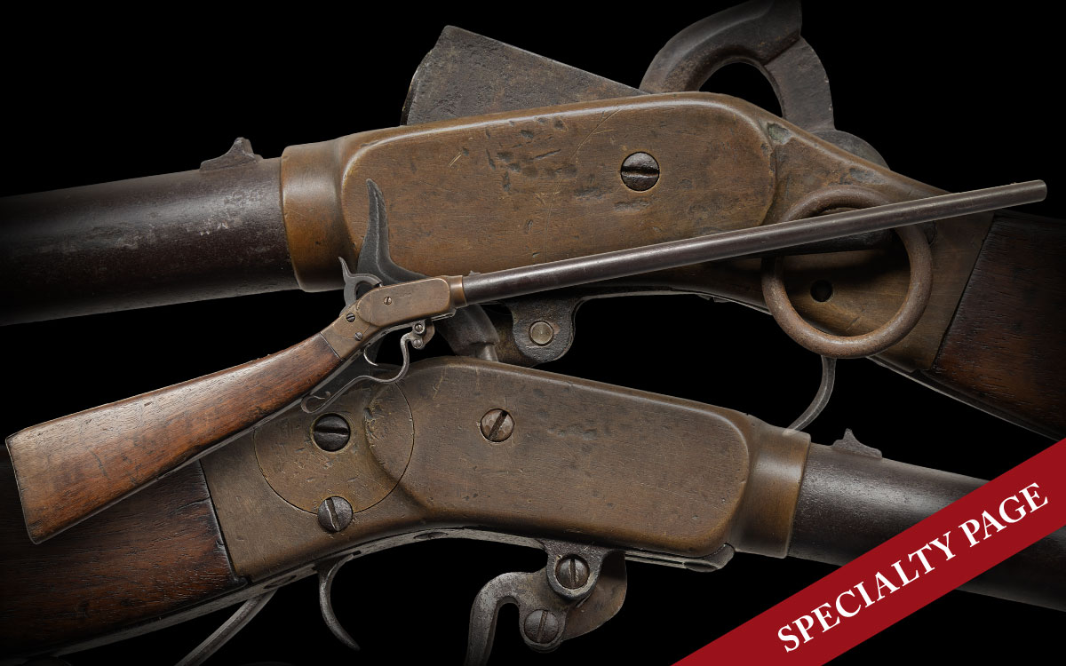 CONFEDERATE BRASS FRAME KEEN WALKER BREECH LOADING CARBINE