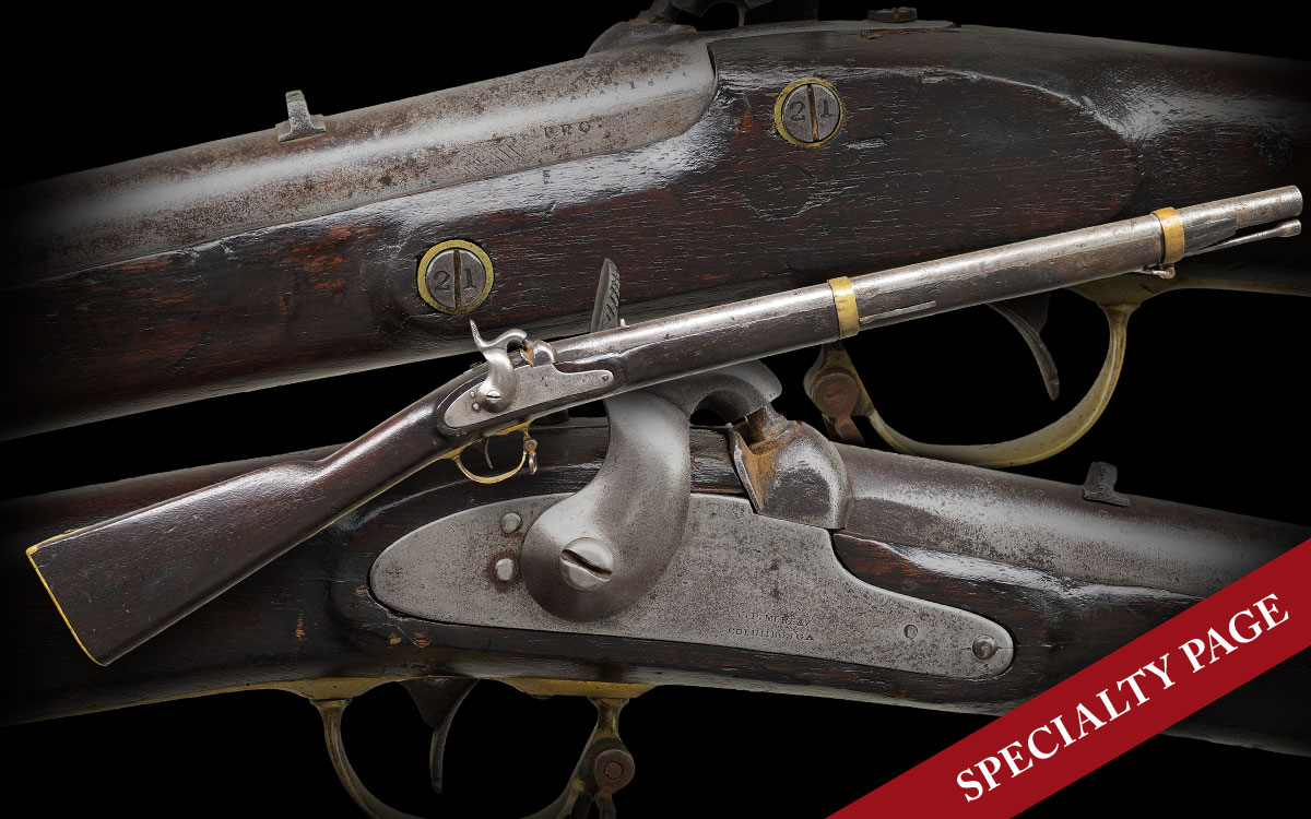 FINE CONFEDERATE J.P. MURRAY, COLUMBUS GEORGIA CARBINE