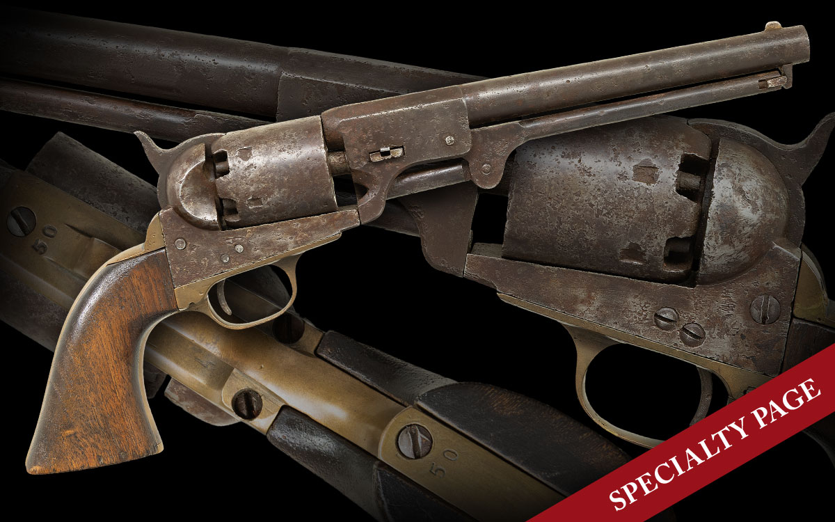 VERY RARE CONFEDERATE DANCE NAVY REVOLVER
