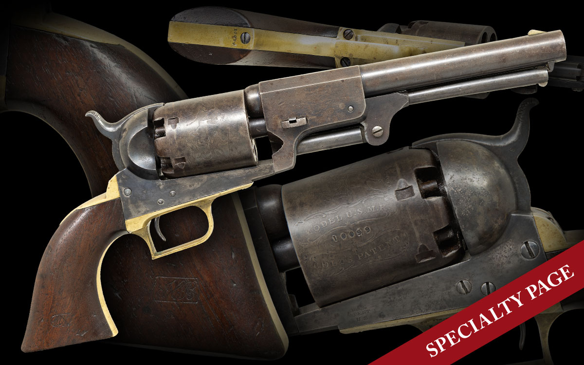 VERY FINE MARTIAL 2ND MODEL COLT DRAGOON REVOLVER