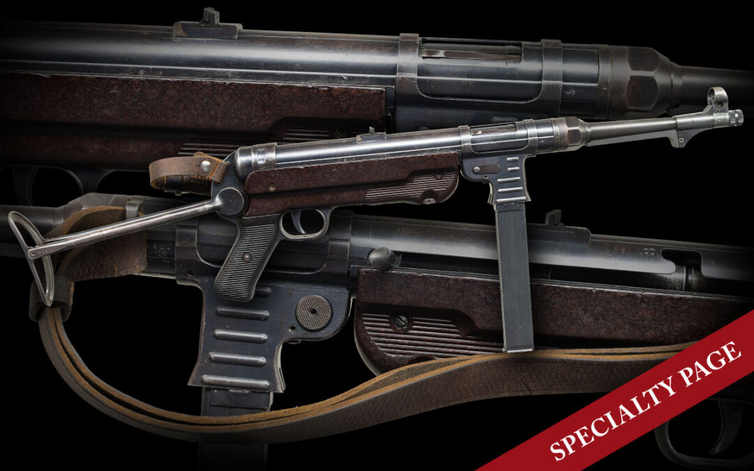 ALWAYS DESIRABLE, GERMAN WWII, STEYR “BNZ” CODE “41” DATE MP40 SUBMACHINE GUN