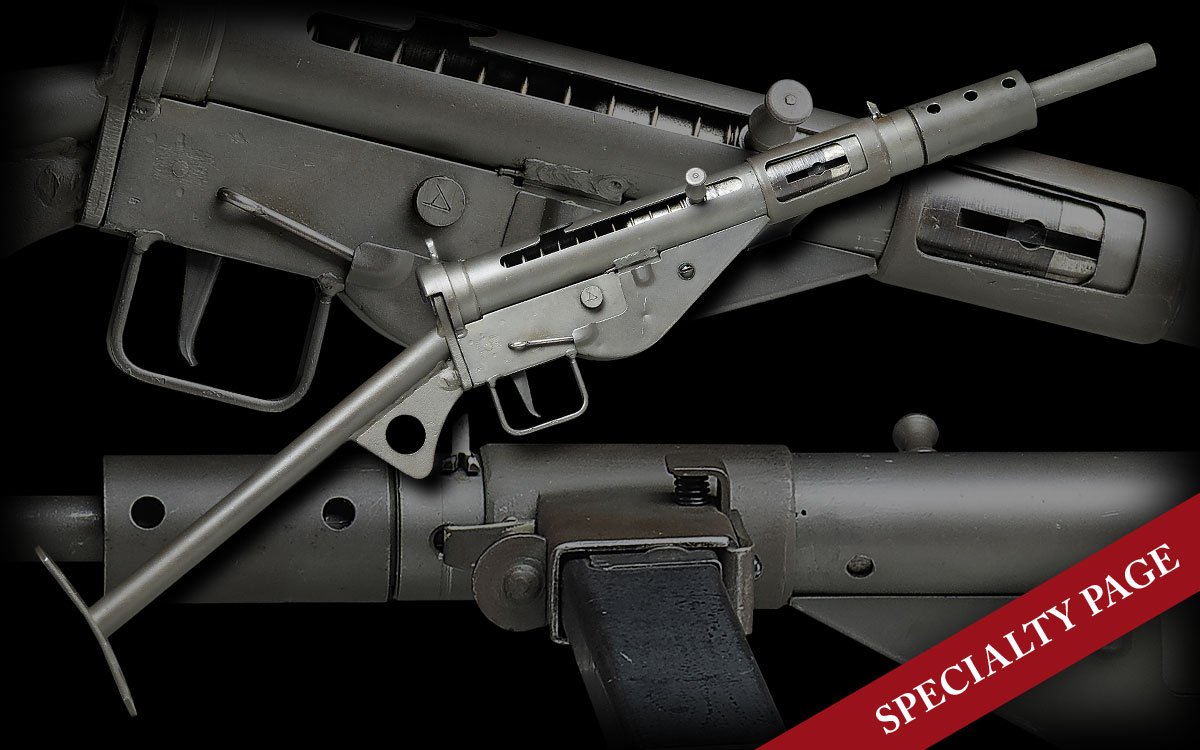 FULLY TRANSFERABLE STEMPLE MKII STEN SUBMACHINE GUN