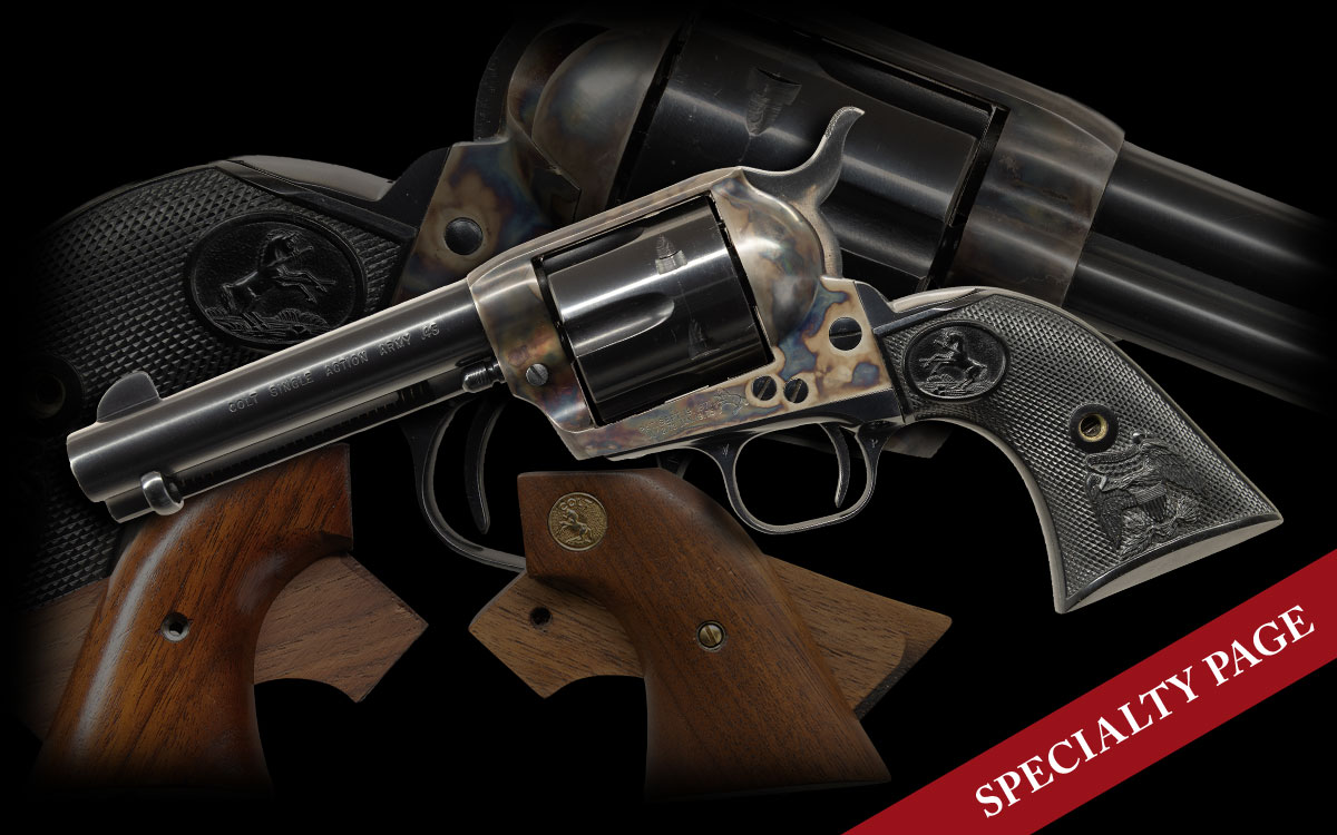 NICE SECOND GENERATION COLT SINGLE ACTION ARMY REVOLVER WITH STAGECOACH BOX