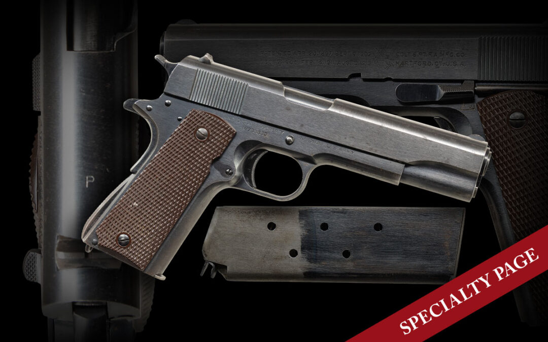 VERY FINE, 1941 COLT US M1911A1 SEMI AUTO PISTOL